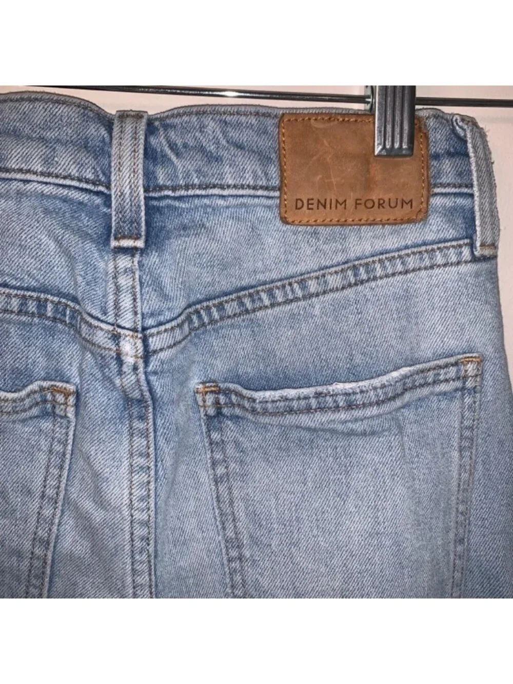 Denim Forum The Yoko High Rise Slim High-waisted slim jeans 25